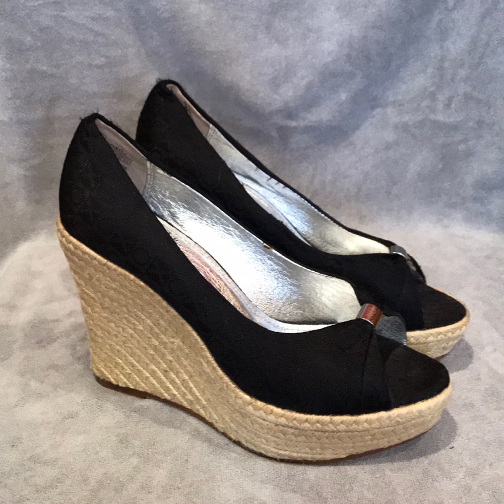 Peep Toe Wedges